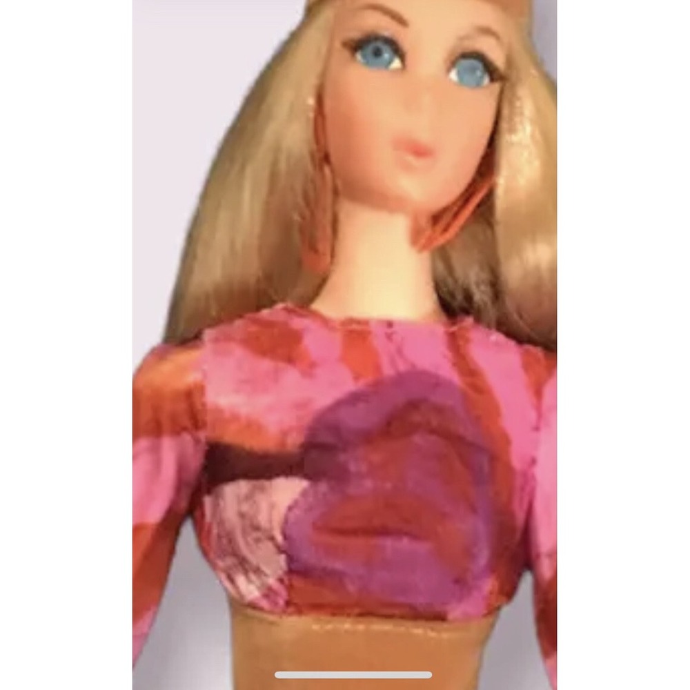 Vintage Barbie Rare Mod Earrings MINT